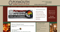 Desktop Screenshot of plymouthchurchgr.org